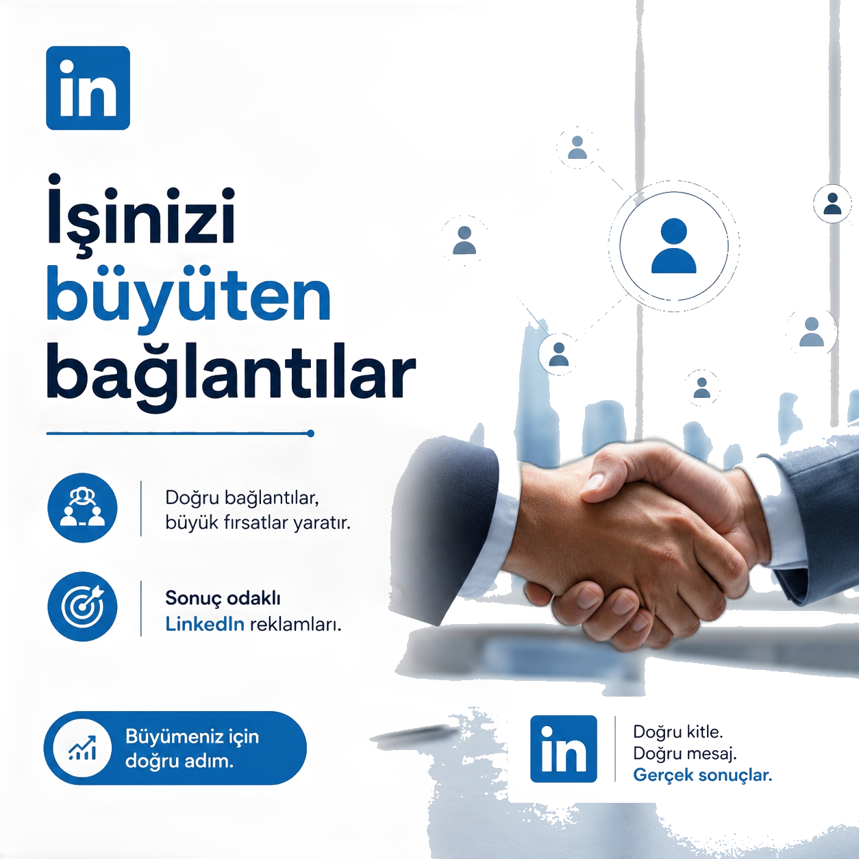 LinkedIn sponsorlu reklam